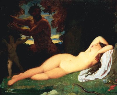 Jupiter and Antiope by Jean Auguste Dominique Ingres